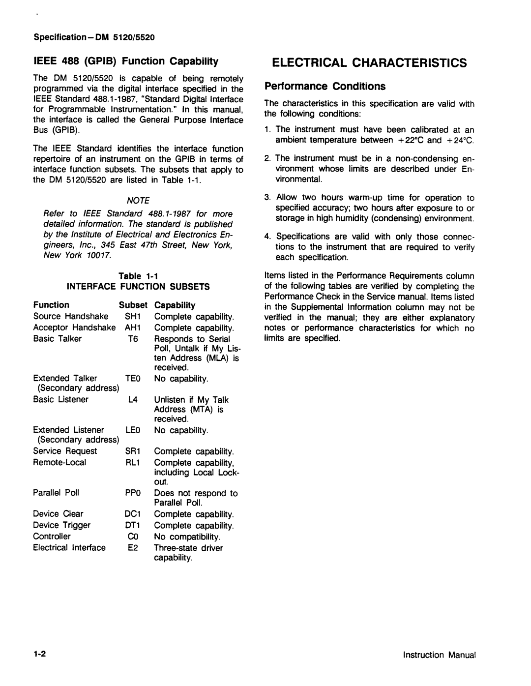 Tektronix DM 5520, DM 5120 manual 