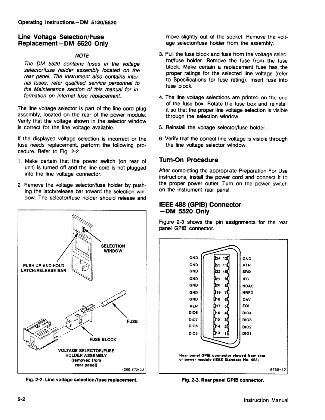 Tektronix DM 5520, DM 5120 manual 