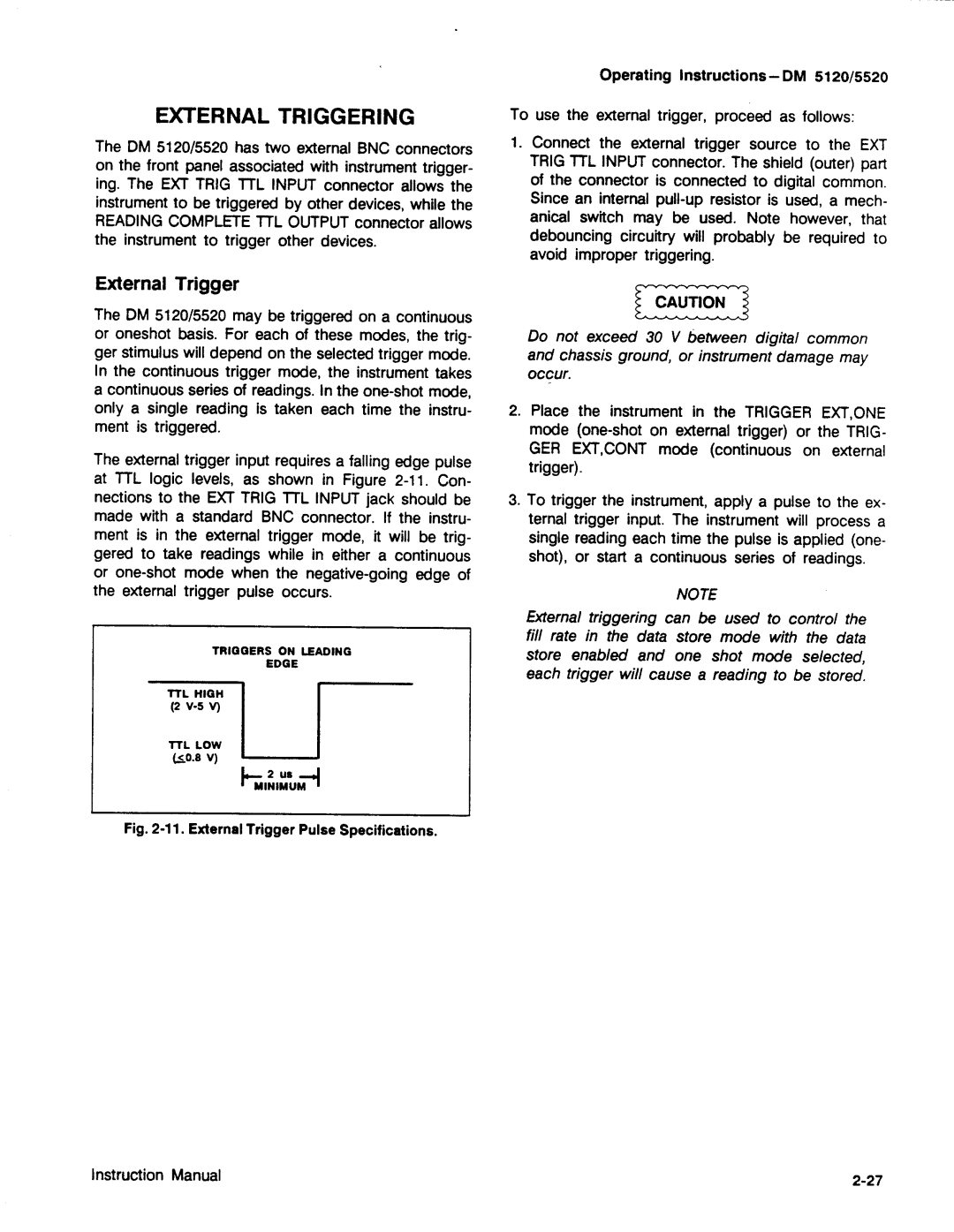 Tektronix DM 5120, DM 5520 manual 