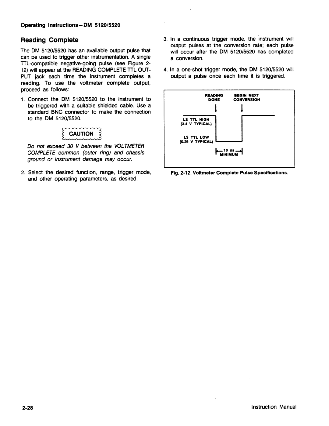 Tektronix DM 5520, DM 5120 manual 