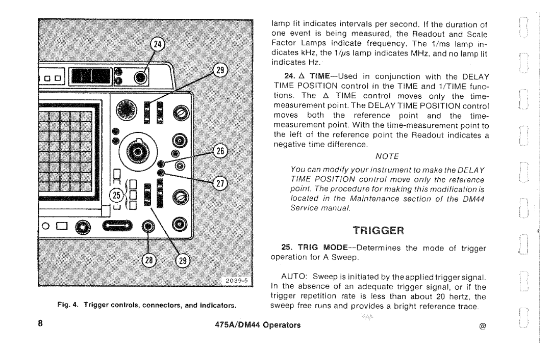 Tektronix DM44, 475A manual 