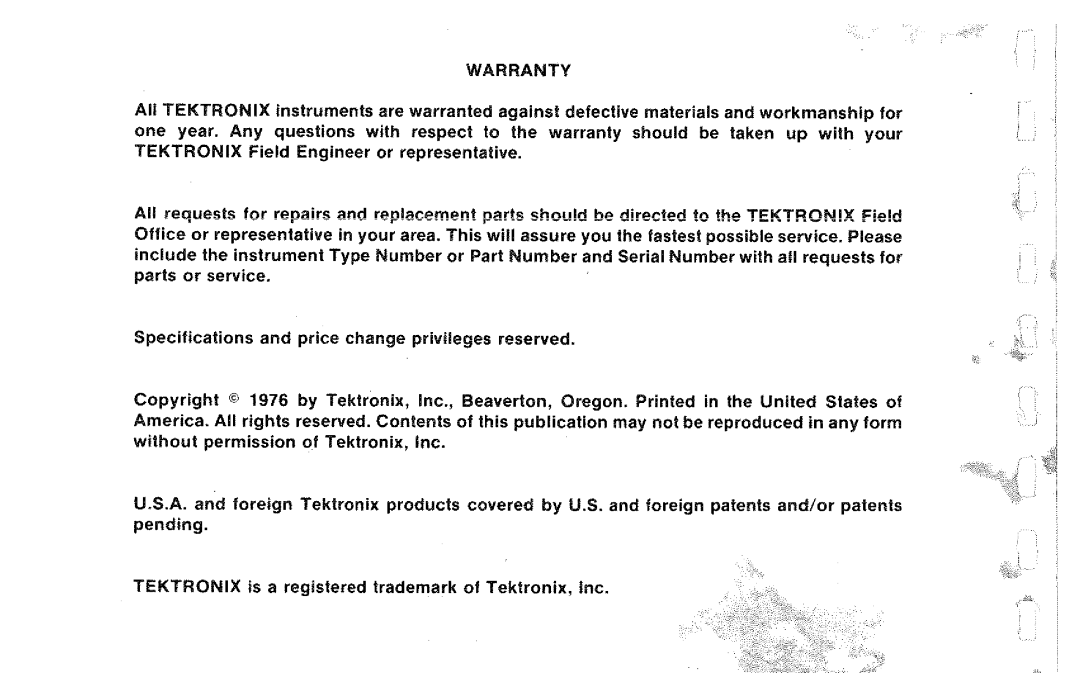 Tektronix DM44, 475A manual 