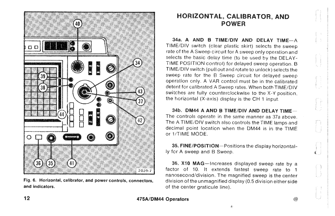 Tektronix DM44, 475A manual 