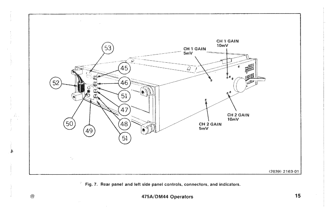 Tektronix 475A, DM44 manual 