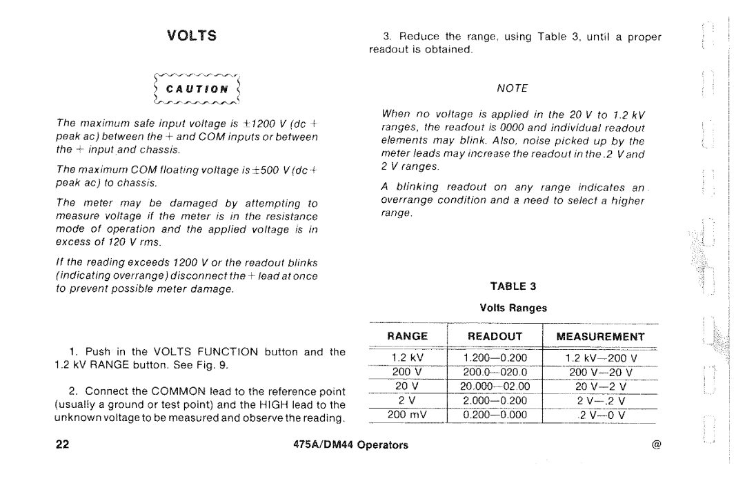 Tektronix DM44, 475A manual 