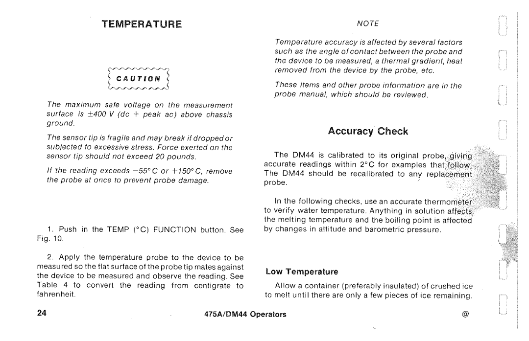 Tektronix DM44, 475A manual 