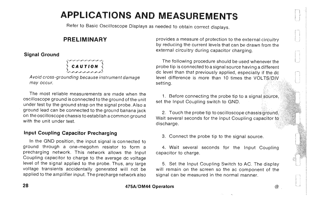 Tektronix DM44, 475A manual 