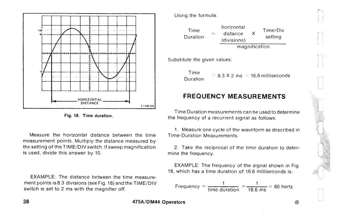 Tektronix DM44, 475A manual 