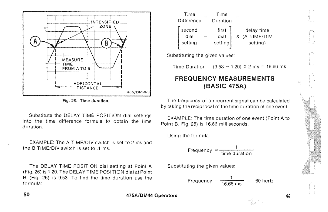 Tektronix DM44, 475A manual 