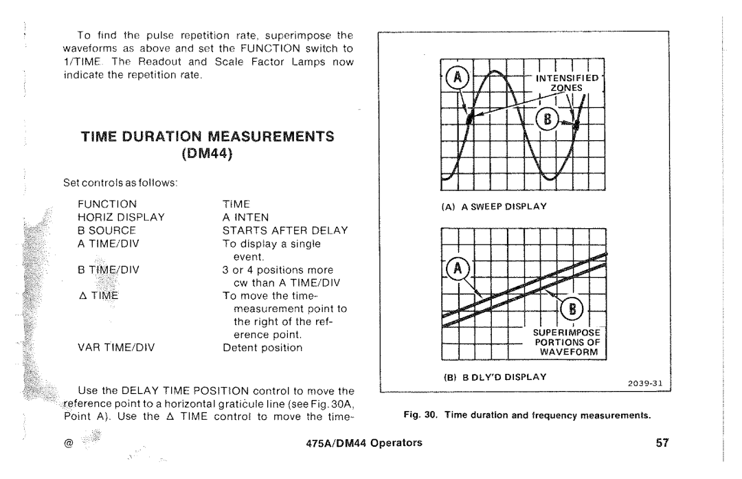 Tektronix 475A, DM44 manual 