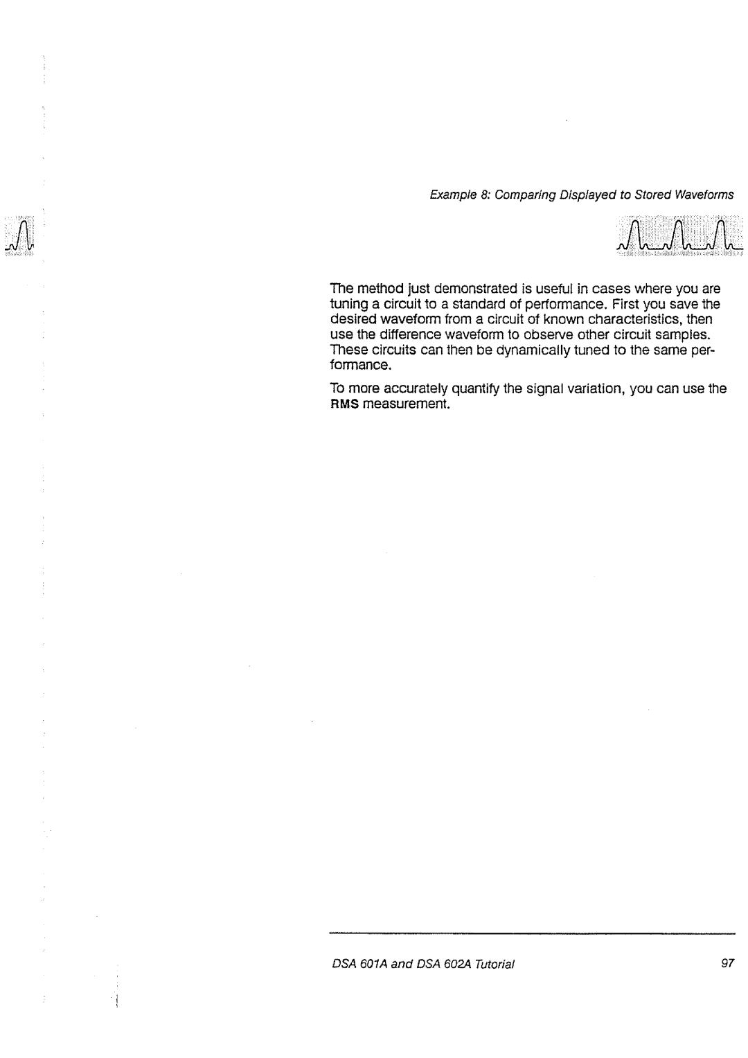 Tektronix DSA 60A, DSA 602A manual 