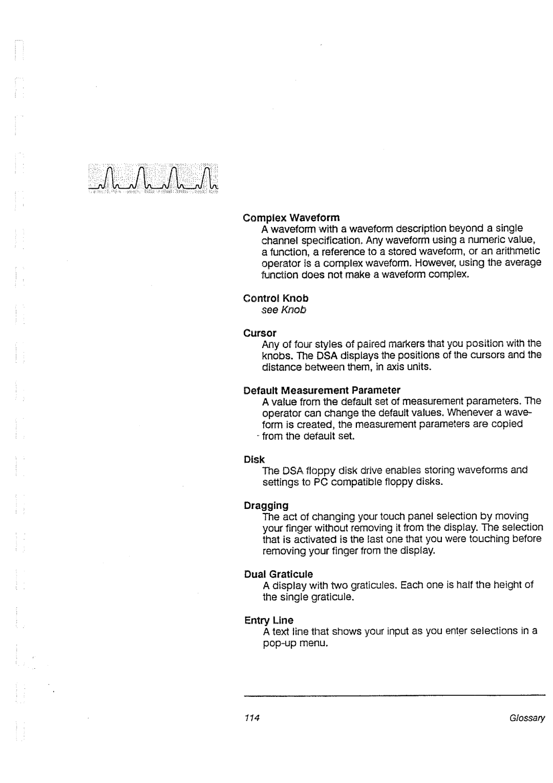 Tektronix DSA 602A, DSA 60A manual 