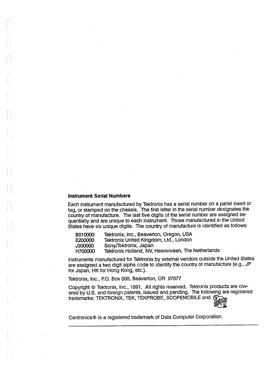 Tektronix DSA 602A, DSA 60A manual 