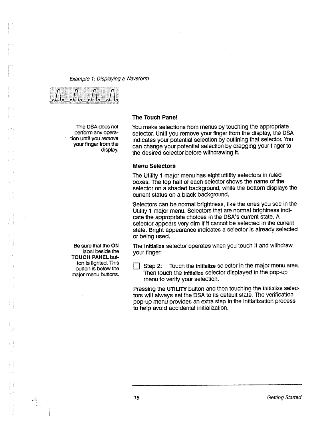 Tektronix DSA 602A, DSA 60A manual 