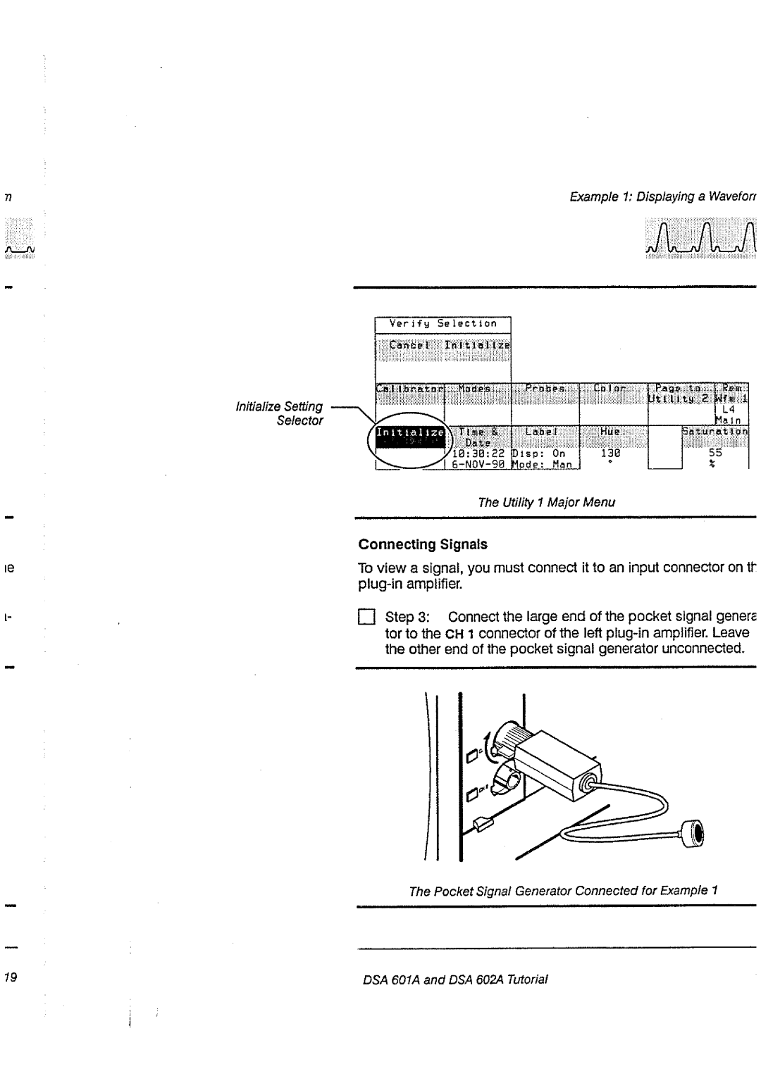 Tektronix DSA 60A, DSA 602A manual 