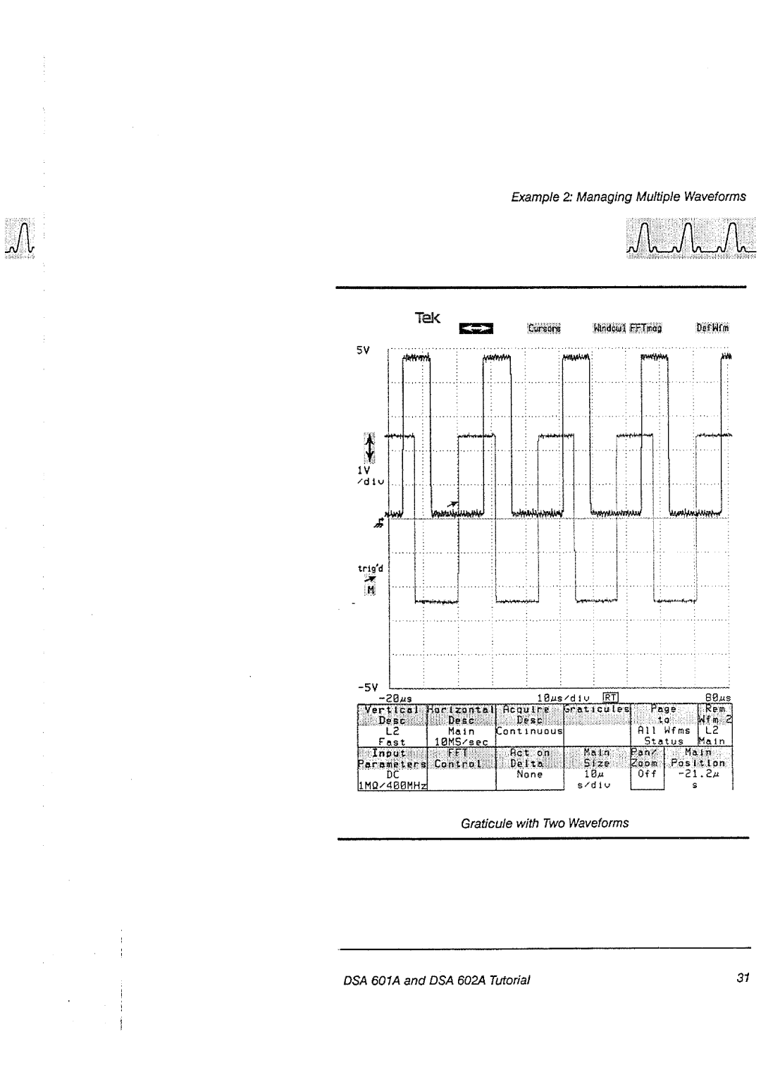 Tektronix DSA 60A, DSA 602A manual 