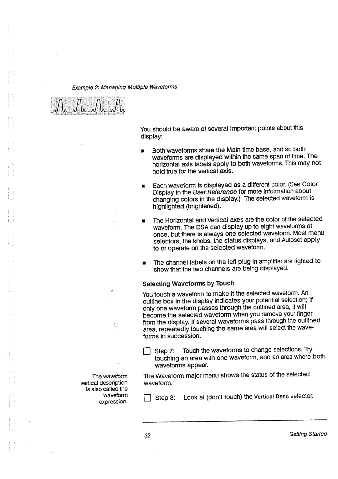 Tektronix DSA 602A, DSA 60A manual 