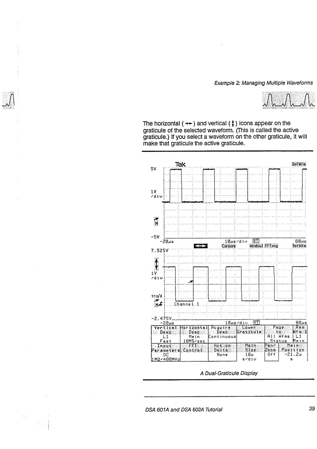 Tektronix DSA 60A, DSA 602A manual 