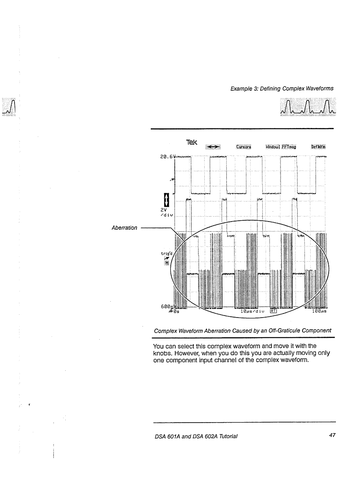 Tektronix DSA 60A, DSA 602A manual 