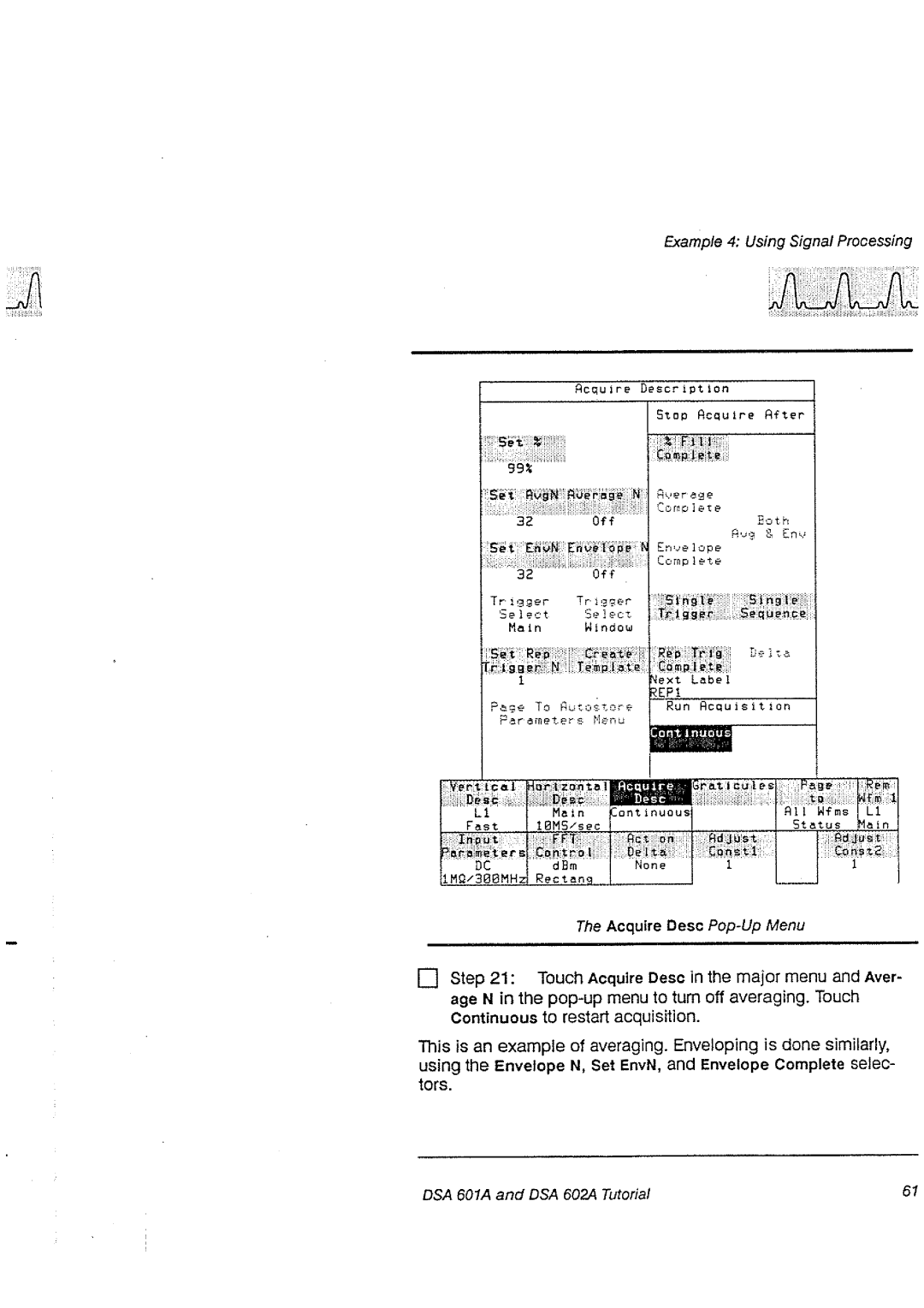 Tektronix DSA 60A, DSA 602A manual 