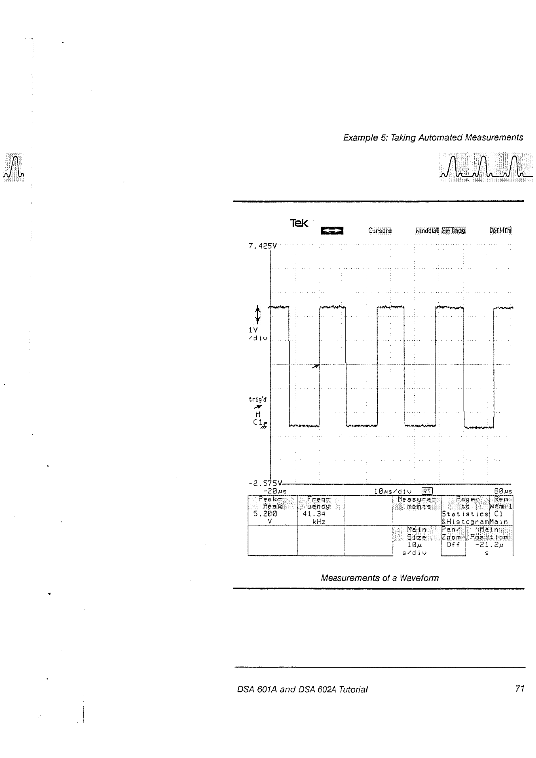 Tektronix DSA 60A, DSA 602A manual 