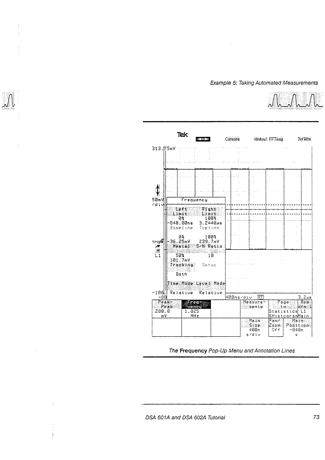 Tektronix DSA 60A, DSA 602A manual 