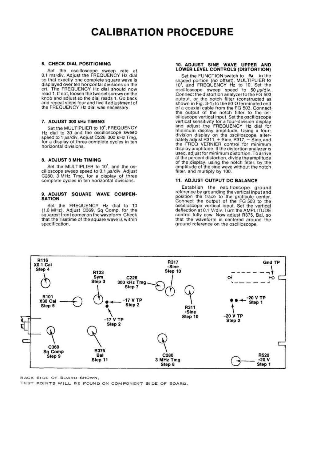 Tektronix FG 503 manual 