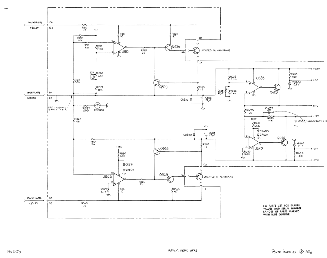 Tektronix FG 503 manual 