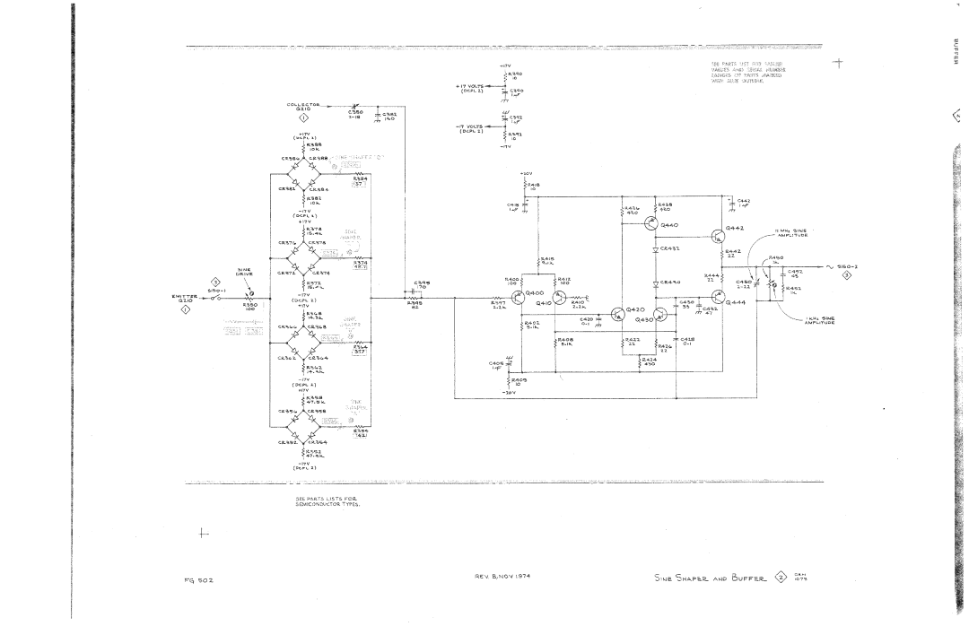 Tektronix FG502 manual 