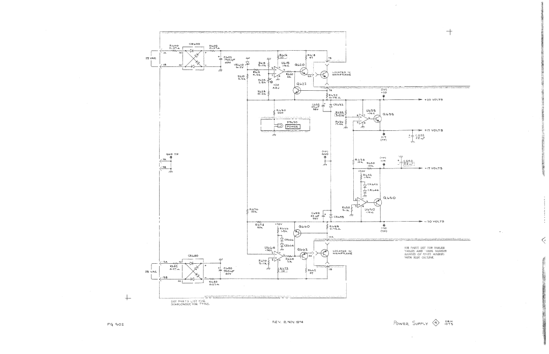 Tektronix FG502 manual 