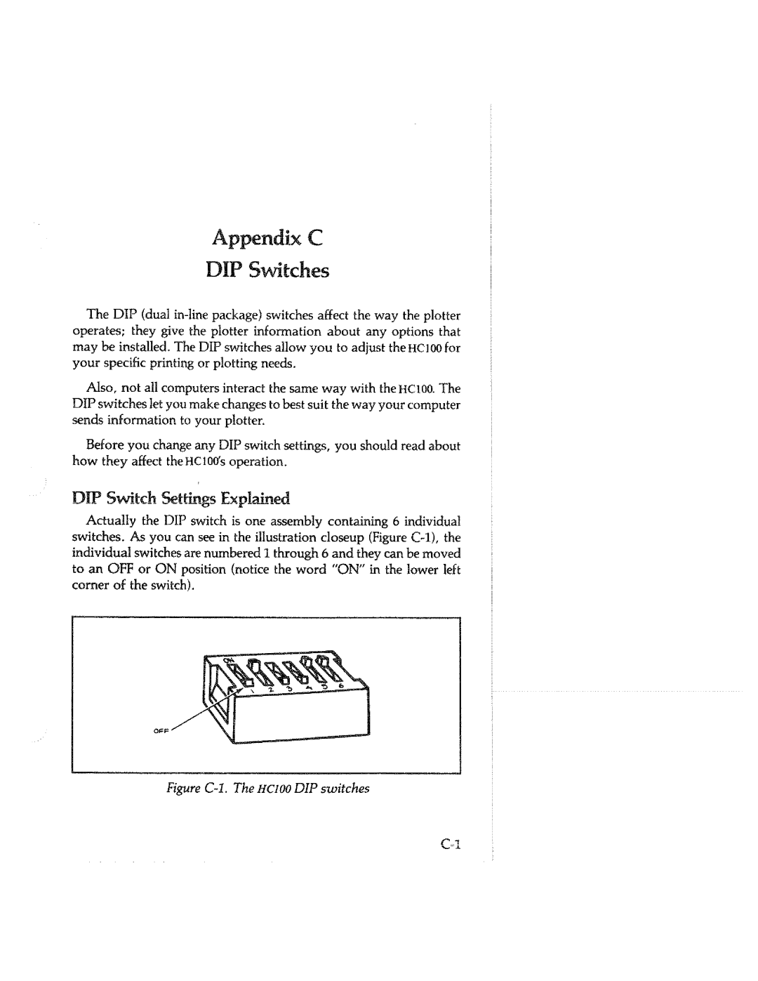 Tektronix HC100 manual 