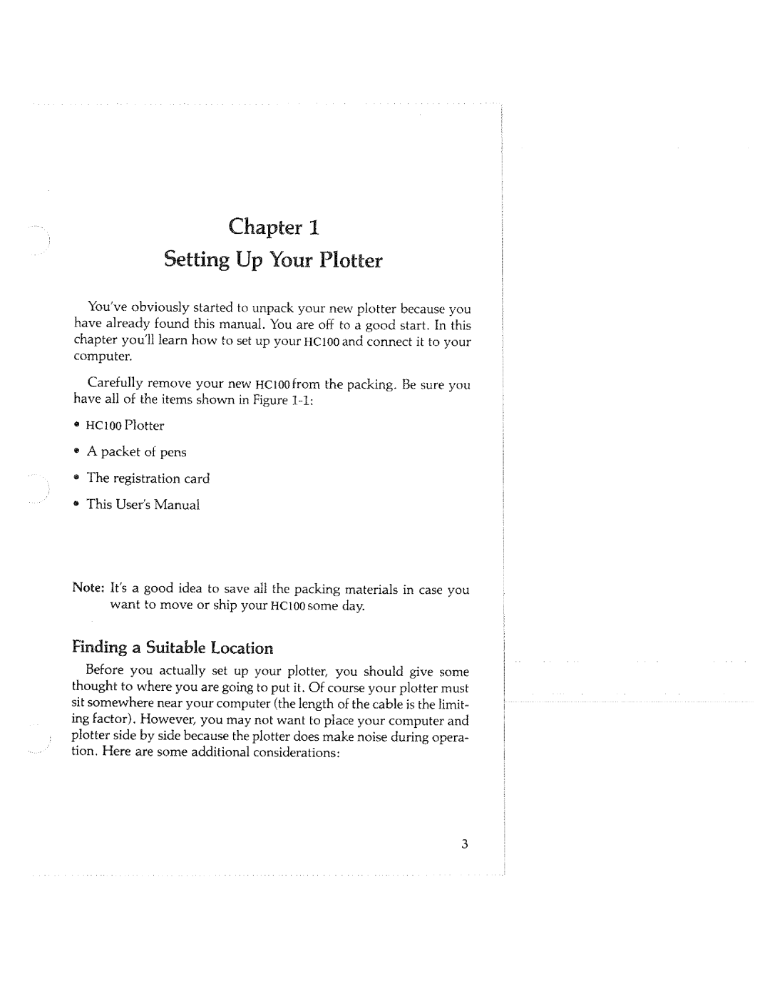 Tektronix HC100 manual 