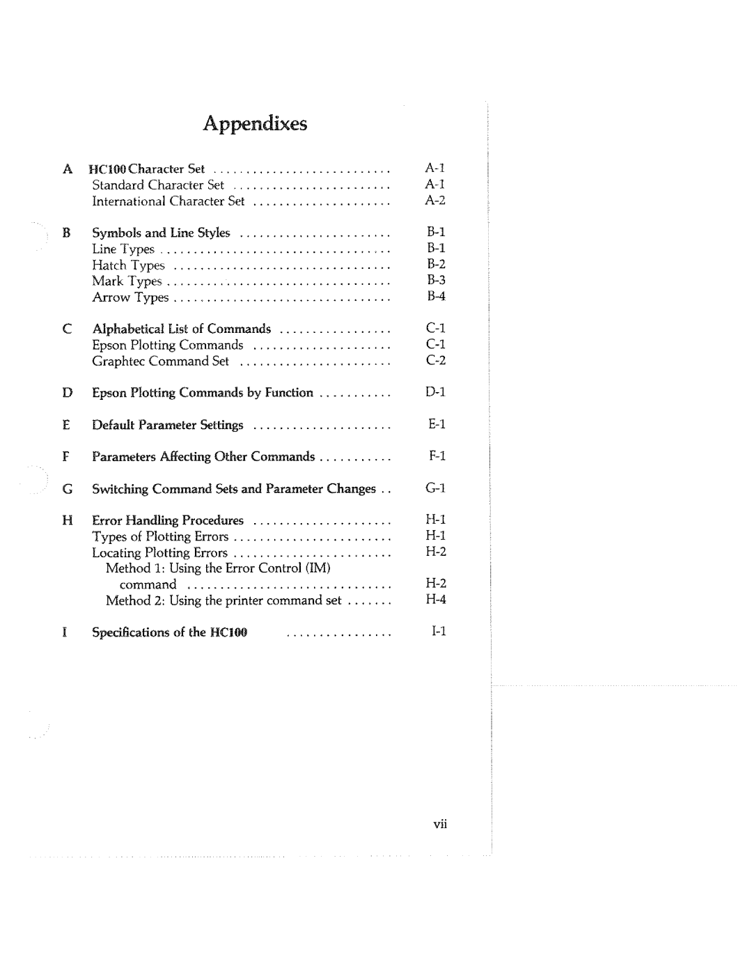 Tektronix HC100 manual 