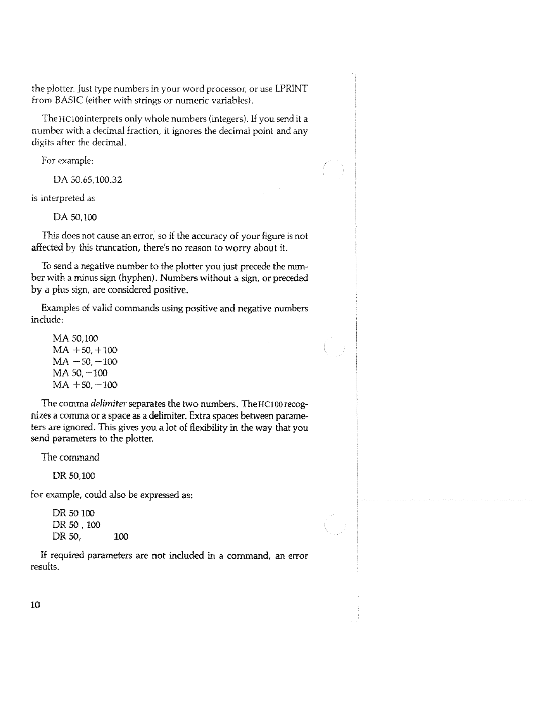 Tektronix HC100 manual 