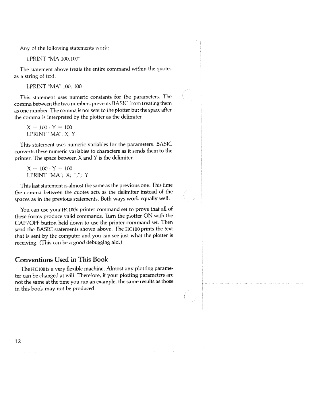 Tektronix HC100 manual 