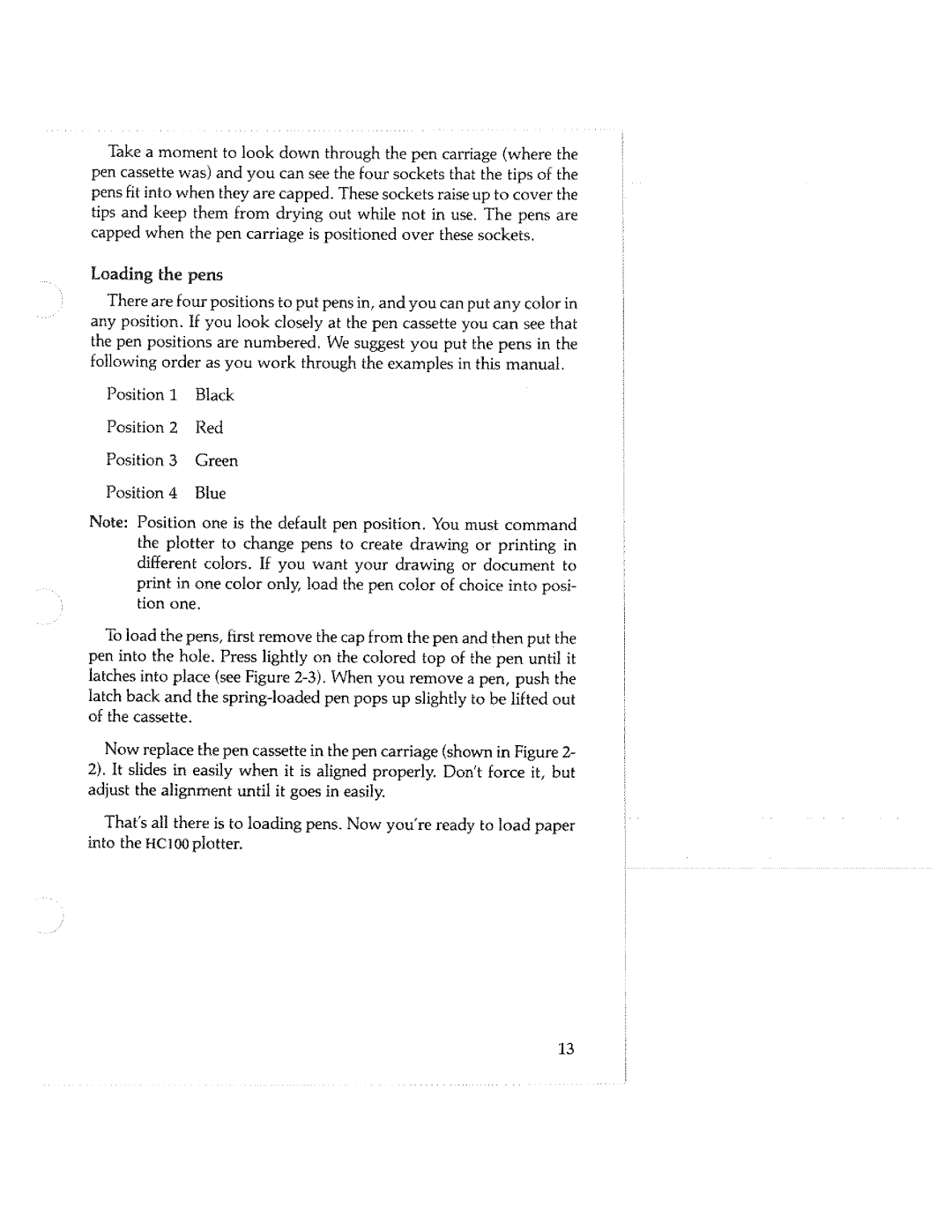 Tektronix HC100 manual 