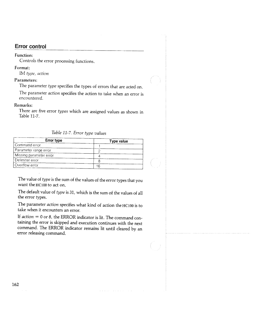 Tektronix HC100 manual 