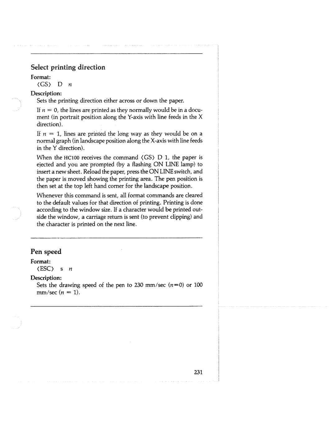 Tektronix HC100 manual 