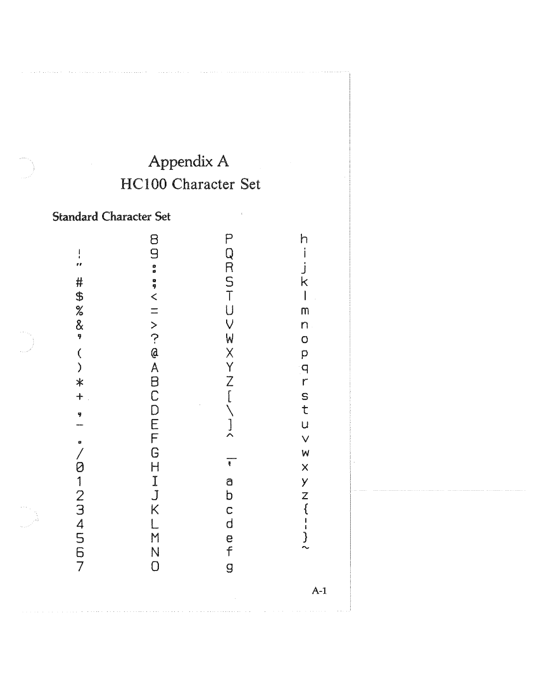 Tektronix HC100 manual 