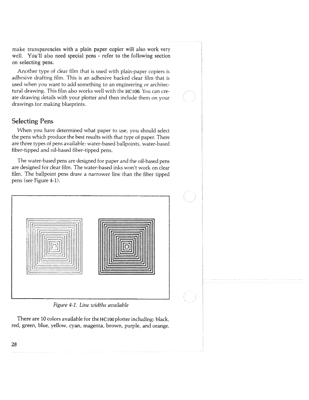 Tektronix HC100 manual 