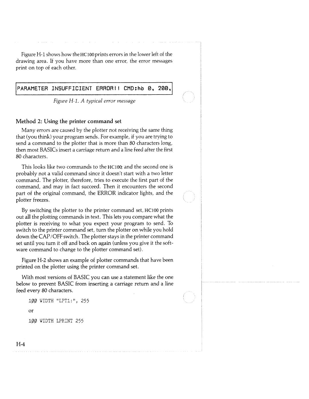 Tektronix HC100 manual 