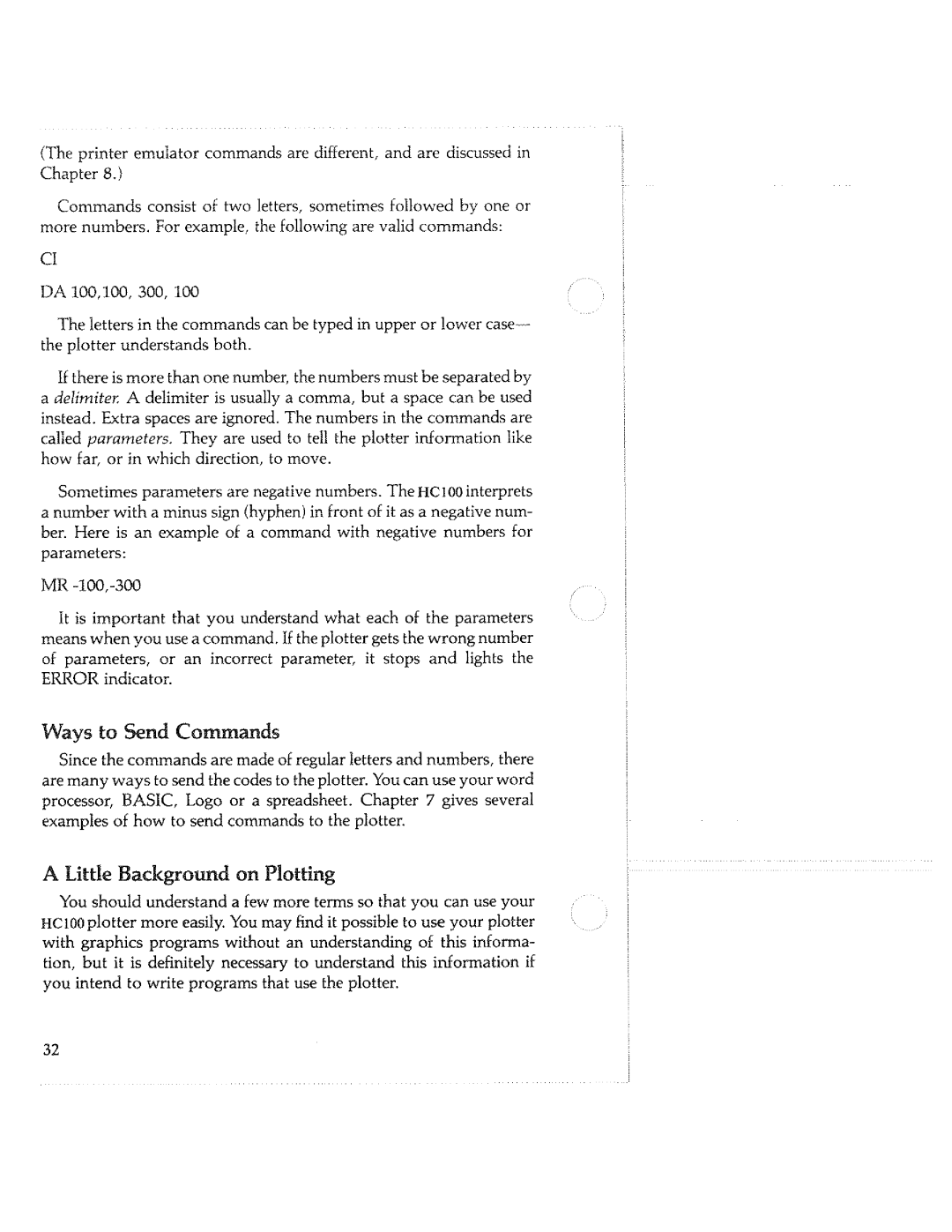 Tektronix HC100 manual 