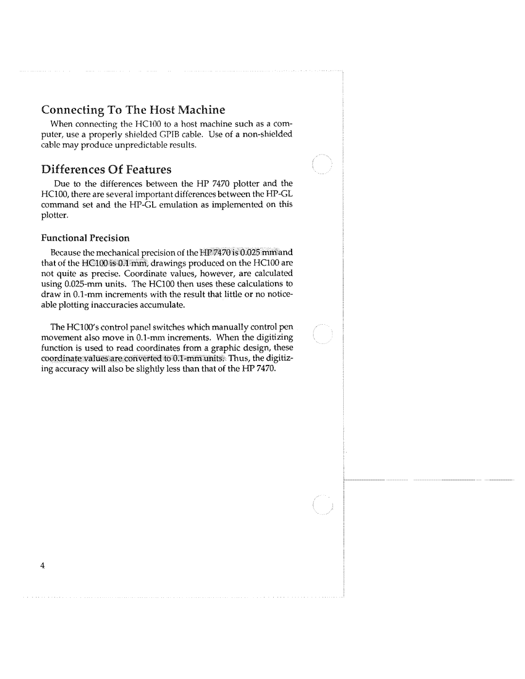 Tektronix HC100 manual 