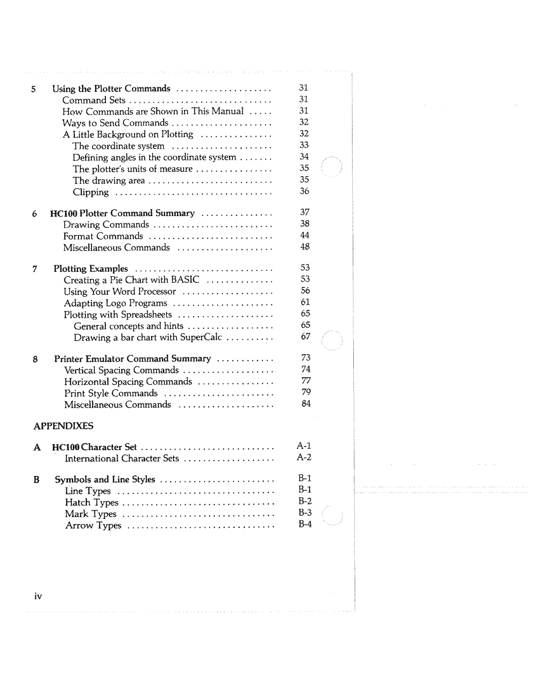 Tektronix HC100 manual 