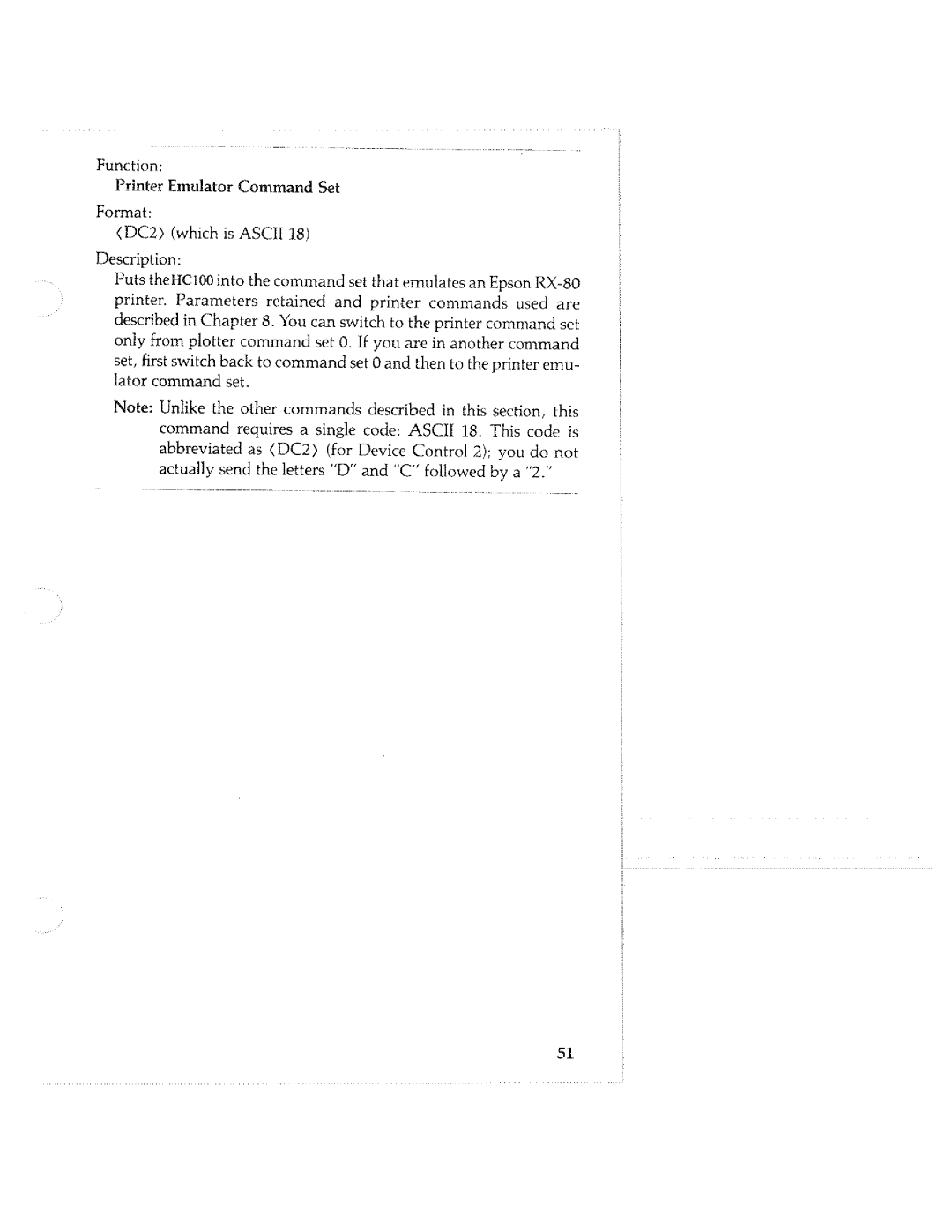 Tektronix HC100 manual 