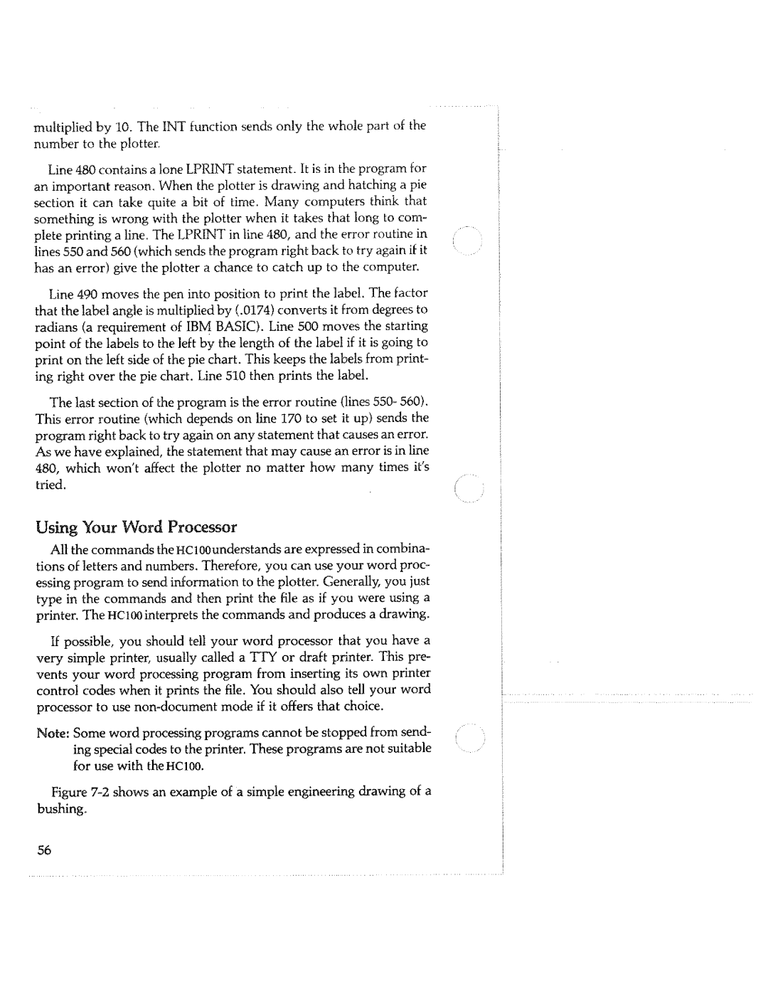 Tektronix HC100 manual 