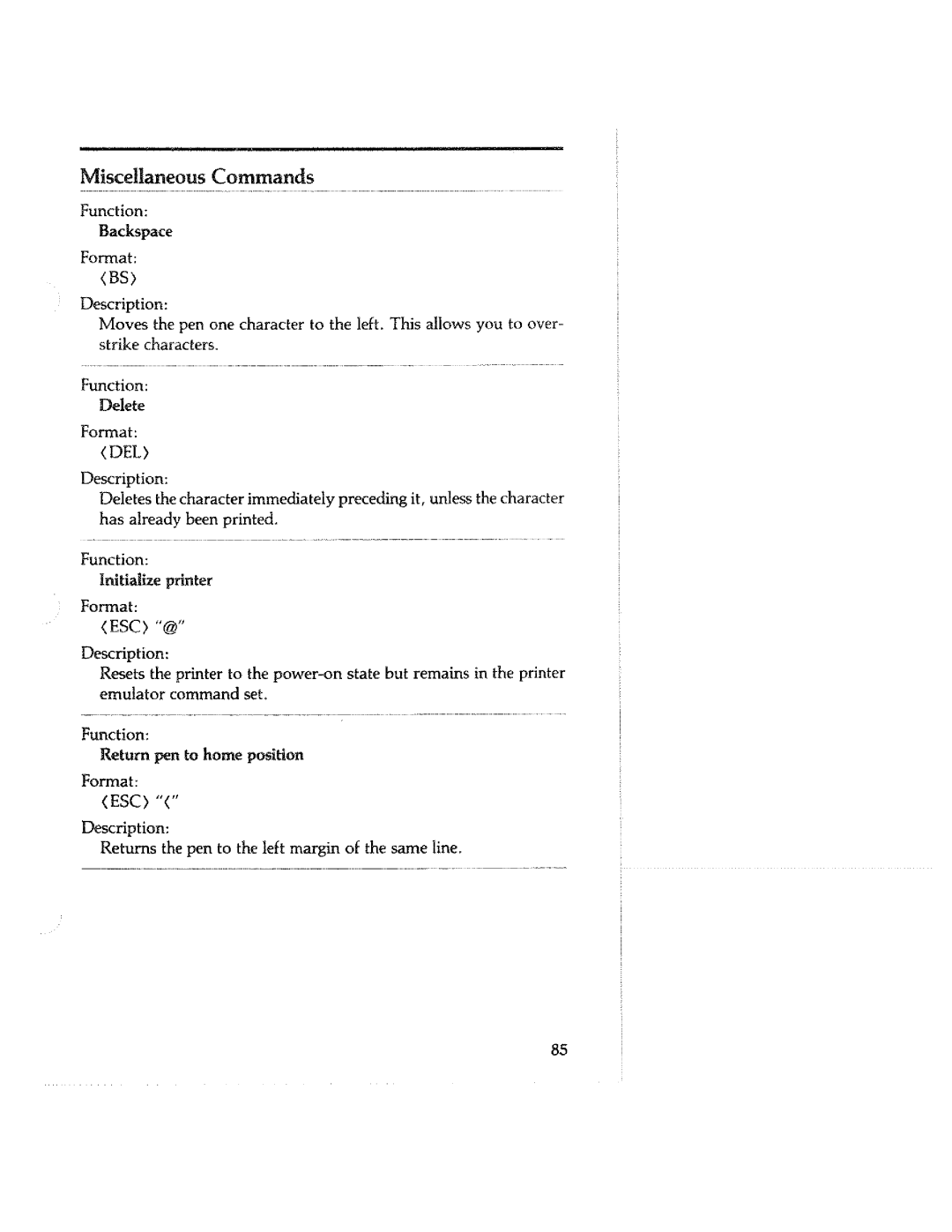 Tektronix HC100 manual 