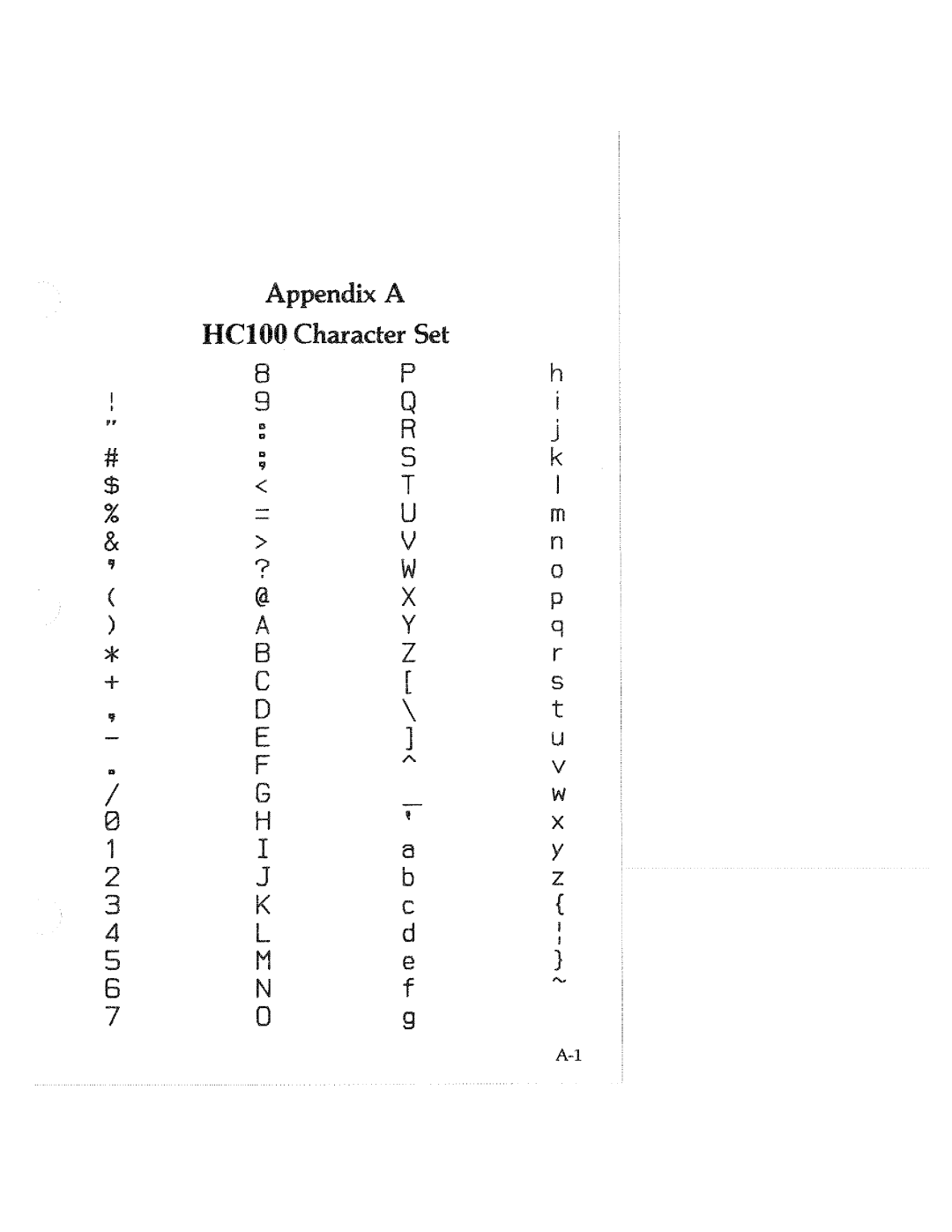 Tektronix HC100 manual 