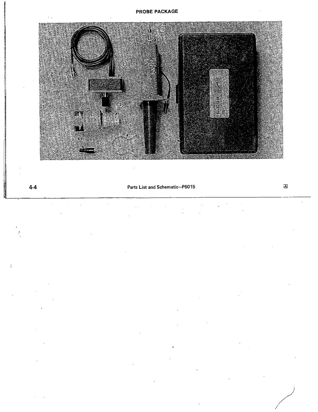Tektronix P6015 manual 