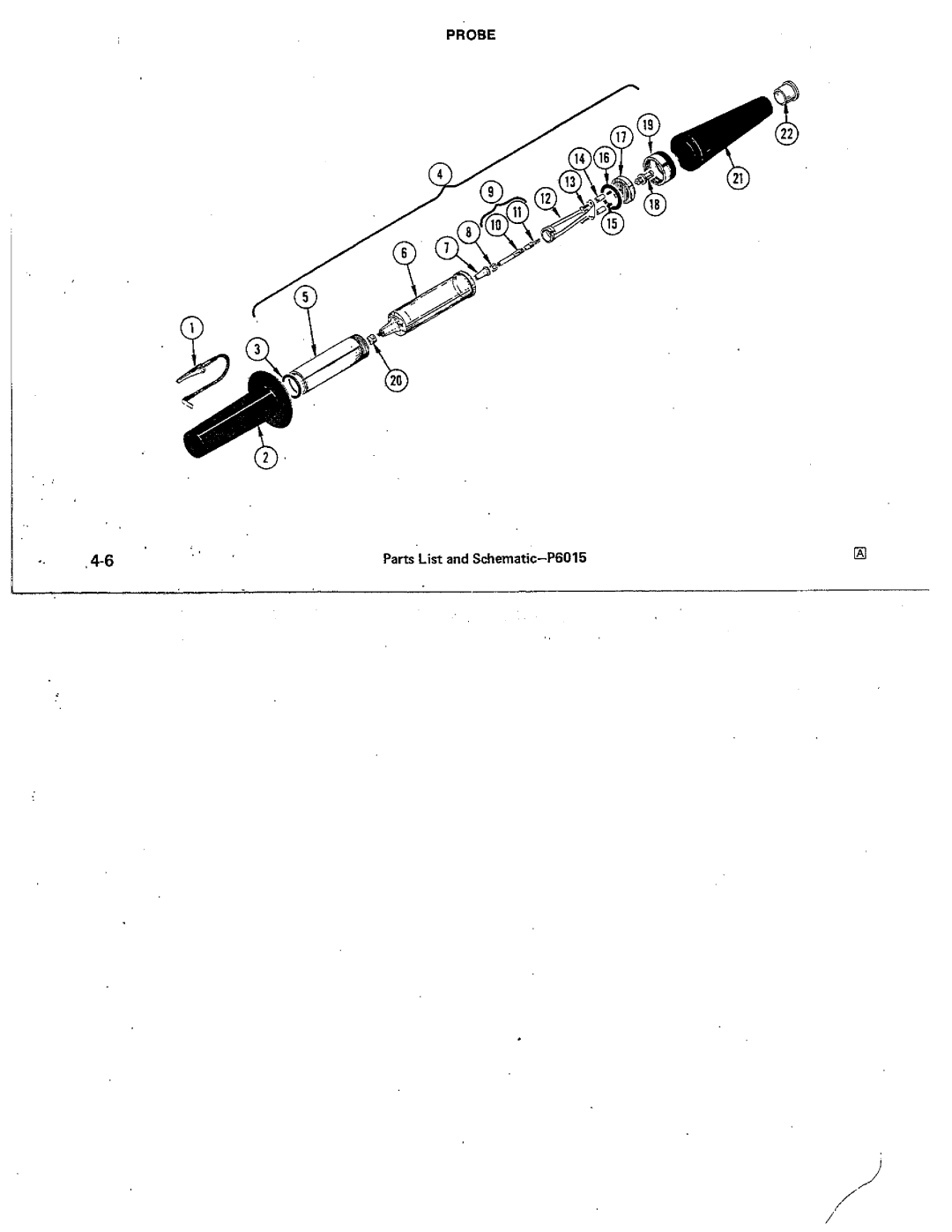 Tektronix P6015 manual 